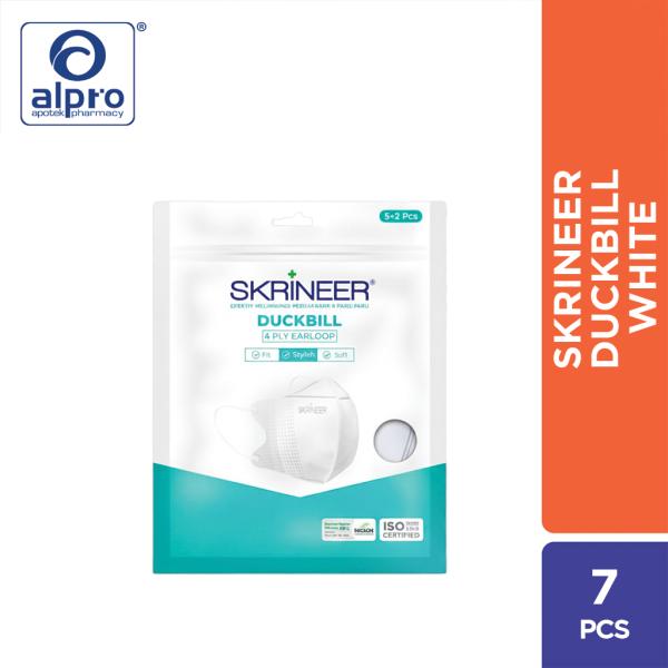 Skrineer Duckbill White 5+2Pcs